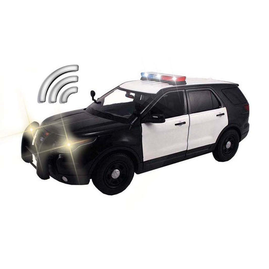 2015 Ford Police Interceptor Utility (Black/White - Undecorated) "Lights & Sounds"