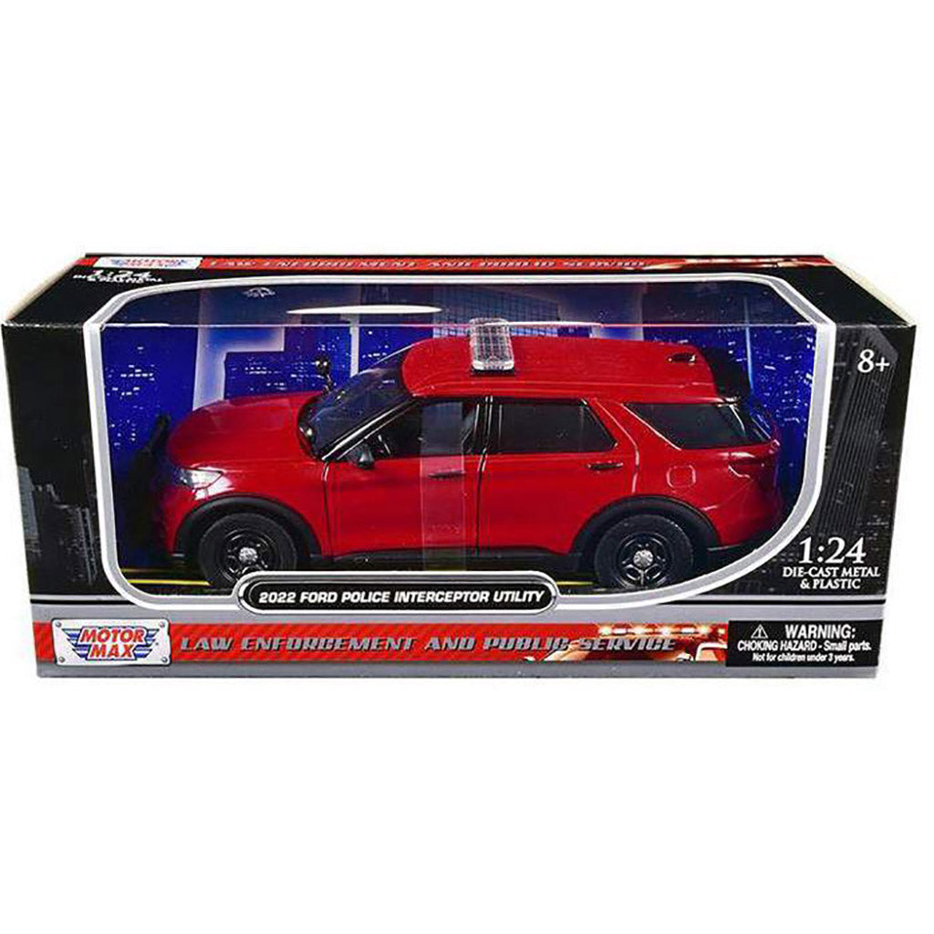 2022 Ford Police Interceptor Utility (Red - Undecorated)