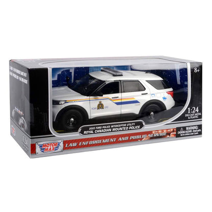 2022 Ford Police Interceptor Utility "RCMP - Royal Canadian Mounted Police" (White)