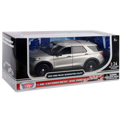 2022 Ford Police Interceptor Utility Slicktop (Silver - Undecorated)