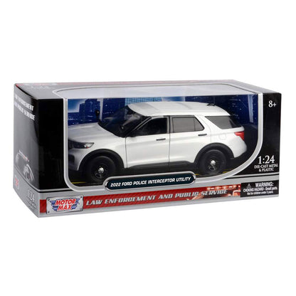 2022 Ford Police Interceptor Utility Slicktop (White - Undecorated)