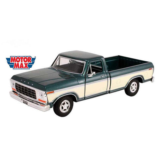 1979 Ford F-150 Custom Pickup Truck (Green/Cream)