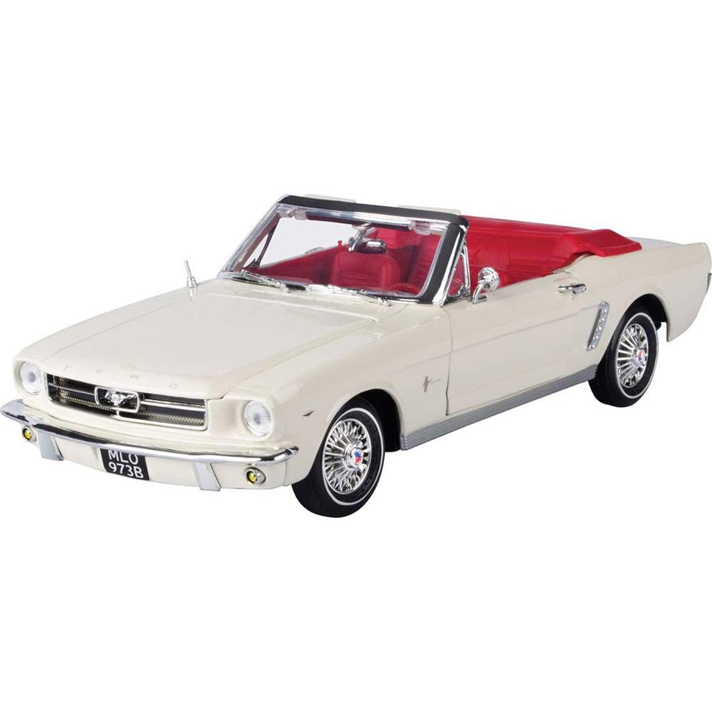 1964½ Ford Mustang Convertible (Wimbledon White/Red) "James Bond - 007 - Goldfinger"