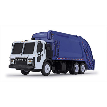 Mack LR with McNeilus Meridian Rear Load Garbage Truck (White/Blue)