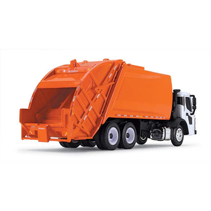 Mack LR with McNeilus Meridian Rear Load Garbage Truck (White/Orange)