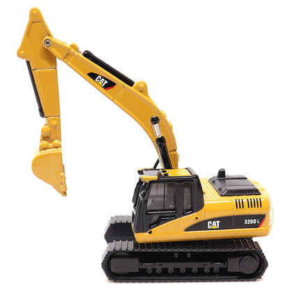 Model of a Caterpillar 320D L Hydraulic Excavator on a White Background