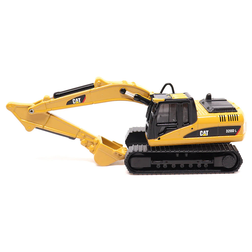 Model of a Caterpillar 320D L Hydraulic Excavator on a White Background