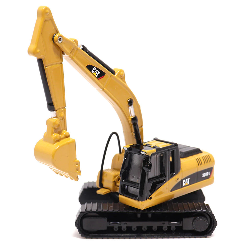 Model of a Caterpillar 320D L Hydraulic Excavator on a White Background