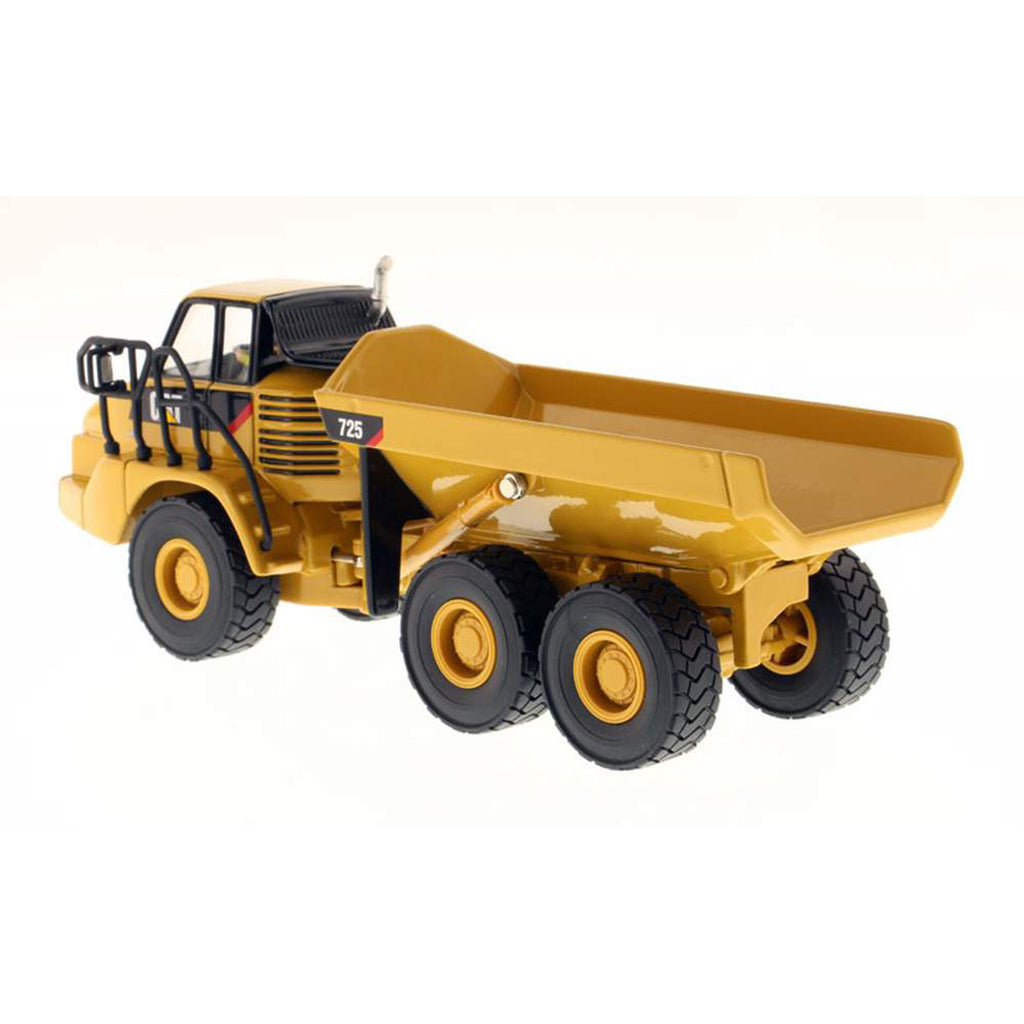 Model of a Caterpillar 725 Articulated Dump Truck on a White Background