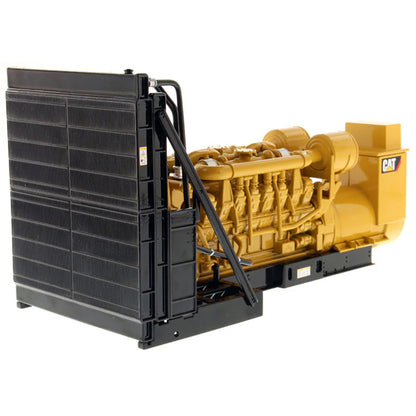 Model of a Caterpillar 3516B Package Generator Set on a White Background