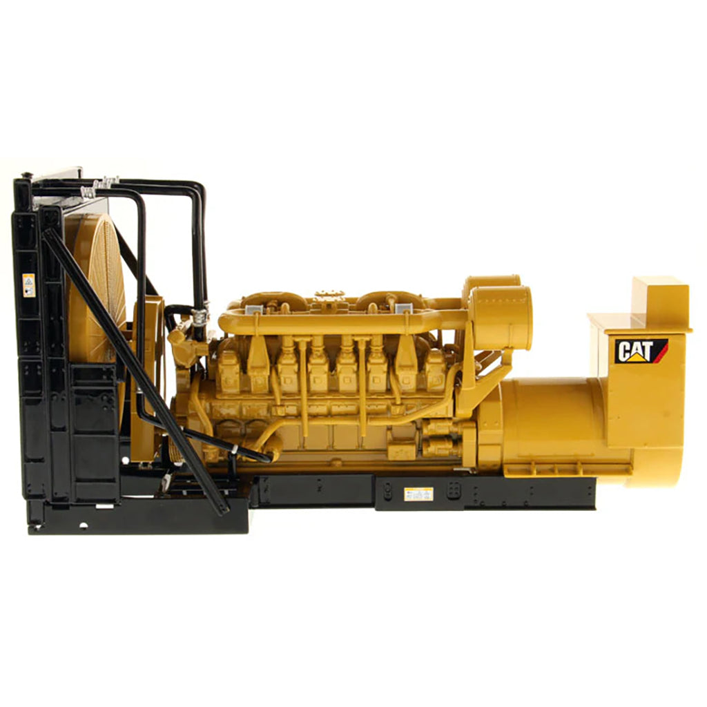 Model of a Caterpillar 3516B Package Generator Set on a White Background