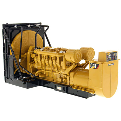Model of a Caterpillar 3516B Package Generator Set on a White Background