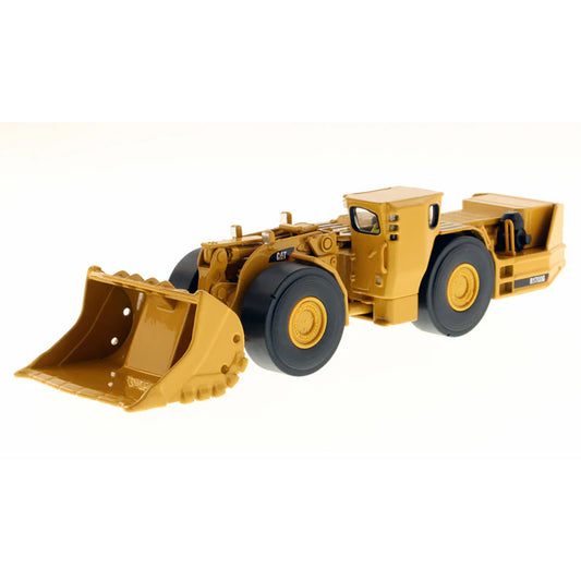 Model of a Caterpillar R1700G Underground Mining Loader on a White Background