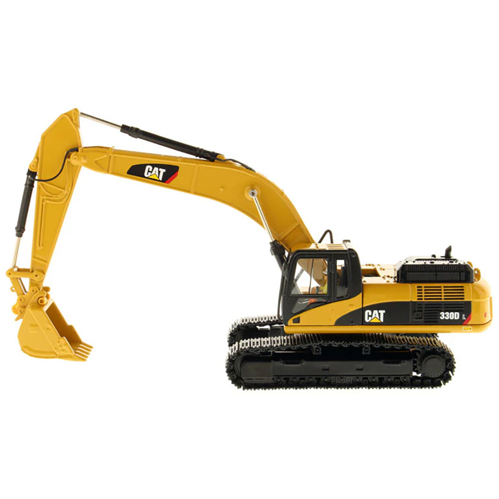 Model of a Caterpillar 330D L Hydraulic Excavator on a White Background