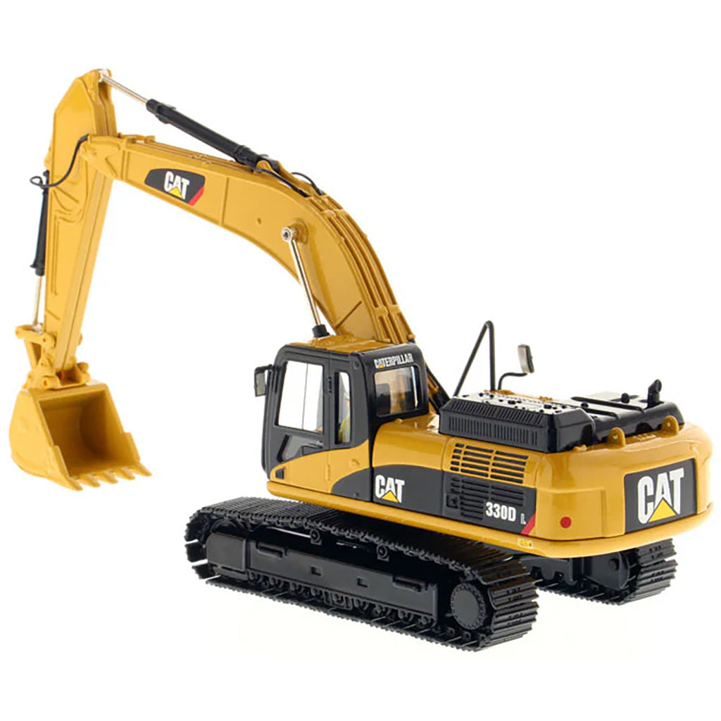 Model of a Caterpillar 330D L Hydraulic Excavator on a White Background