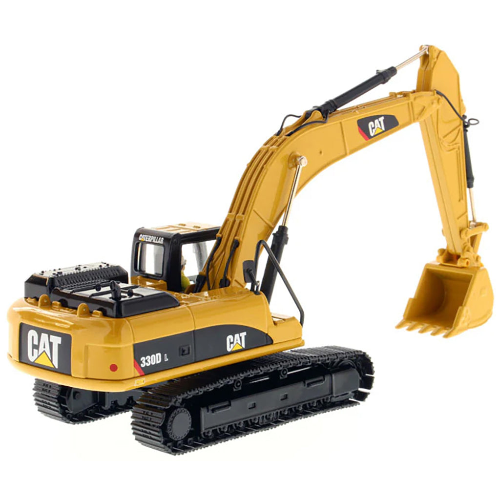 Model of a Caterpillar 330D L Hydraulic Excavator on a White Background