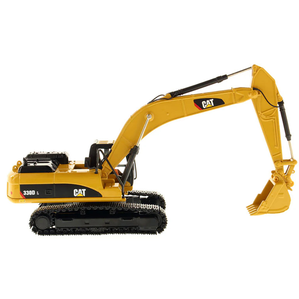 Model of a Caterpillar 330D L Hydraulic Excavator on a White Background