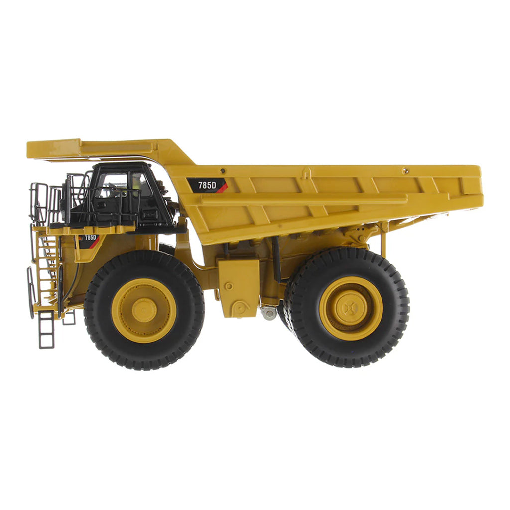 Model of a Caterpillar 785D Mining Dump Truck on a White Background