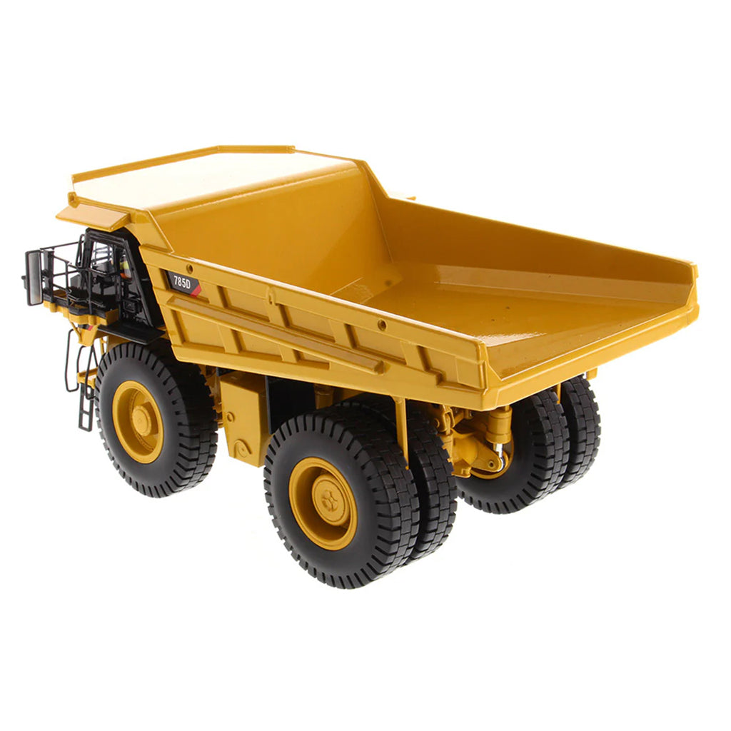 Model of a Caterpillar 785D Mining Dump Truck on a White Background