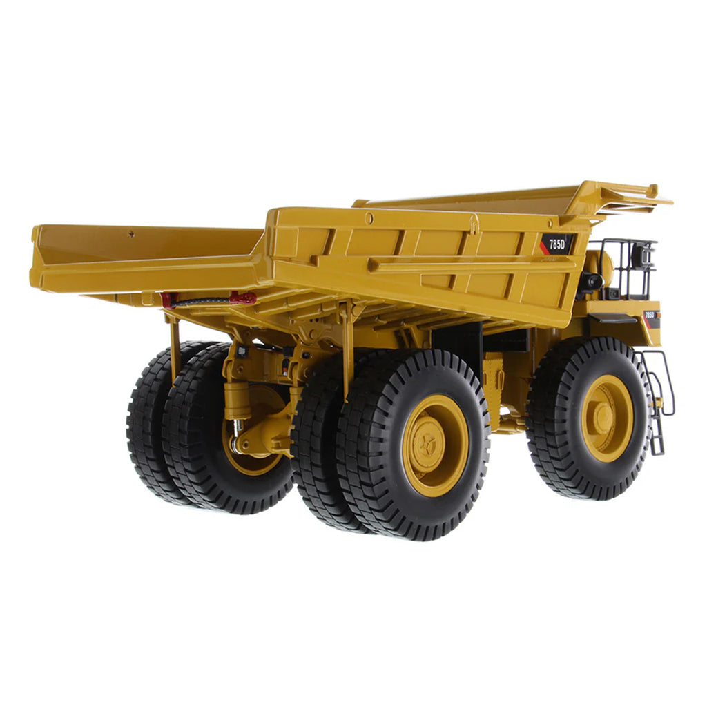 Model of a Caterpillar 785D Mining Dump Truck on a White Background