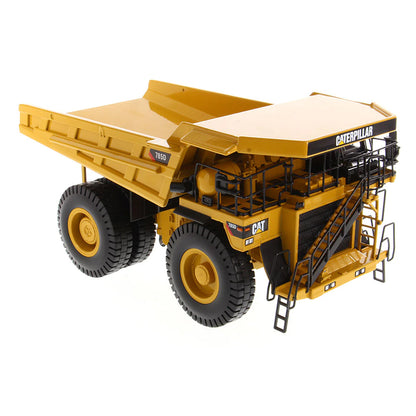 Model of a Caterpillar 785D Mining Dump Truck on a White Background
