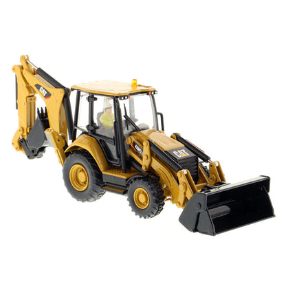 Model of a Caterpillar 420F2 IT Backhoe Loader on a White Background