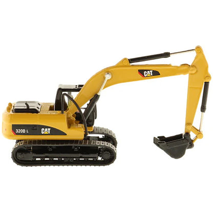 Model of a Caterpillar 320D L Hydraulic Excavator on a White Background
