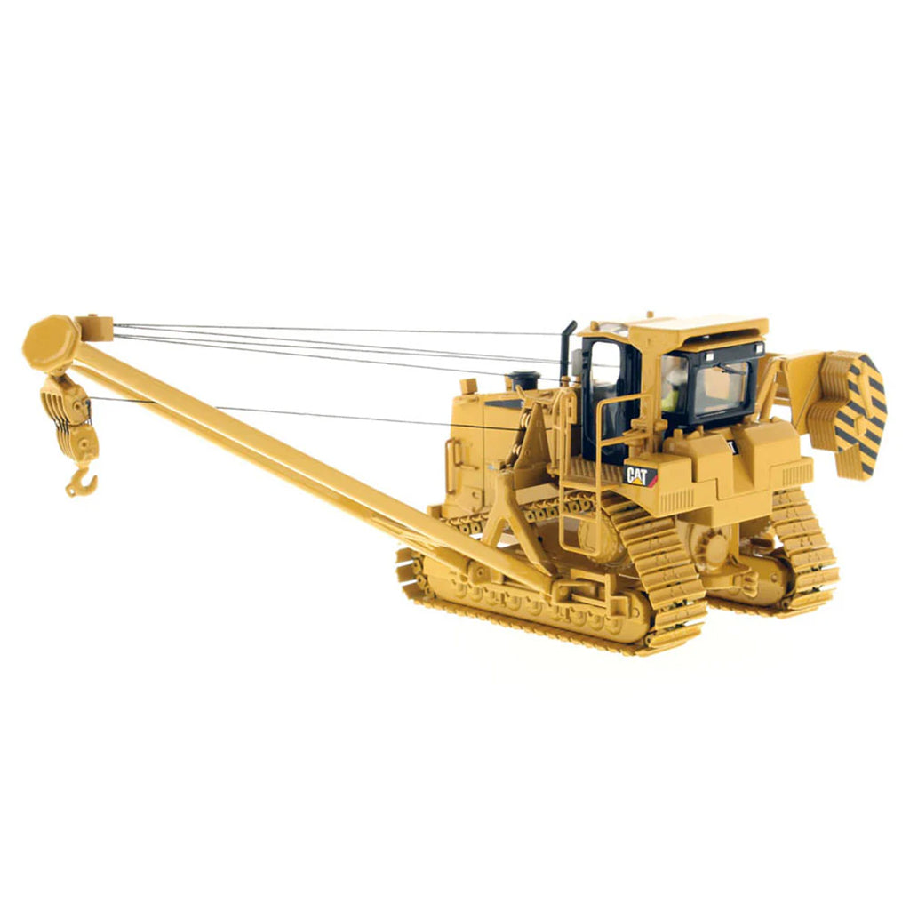 Model of a Caterpillar 587T Pipelayer on a White Background