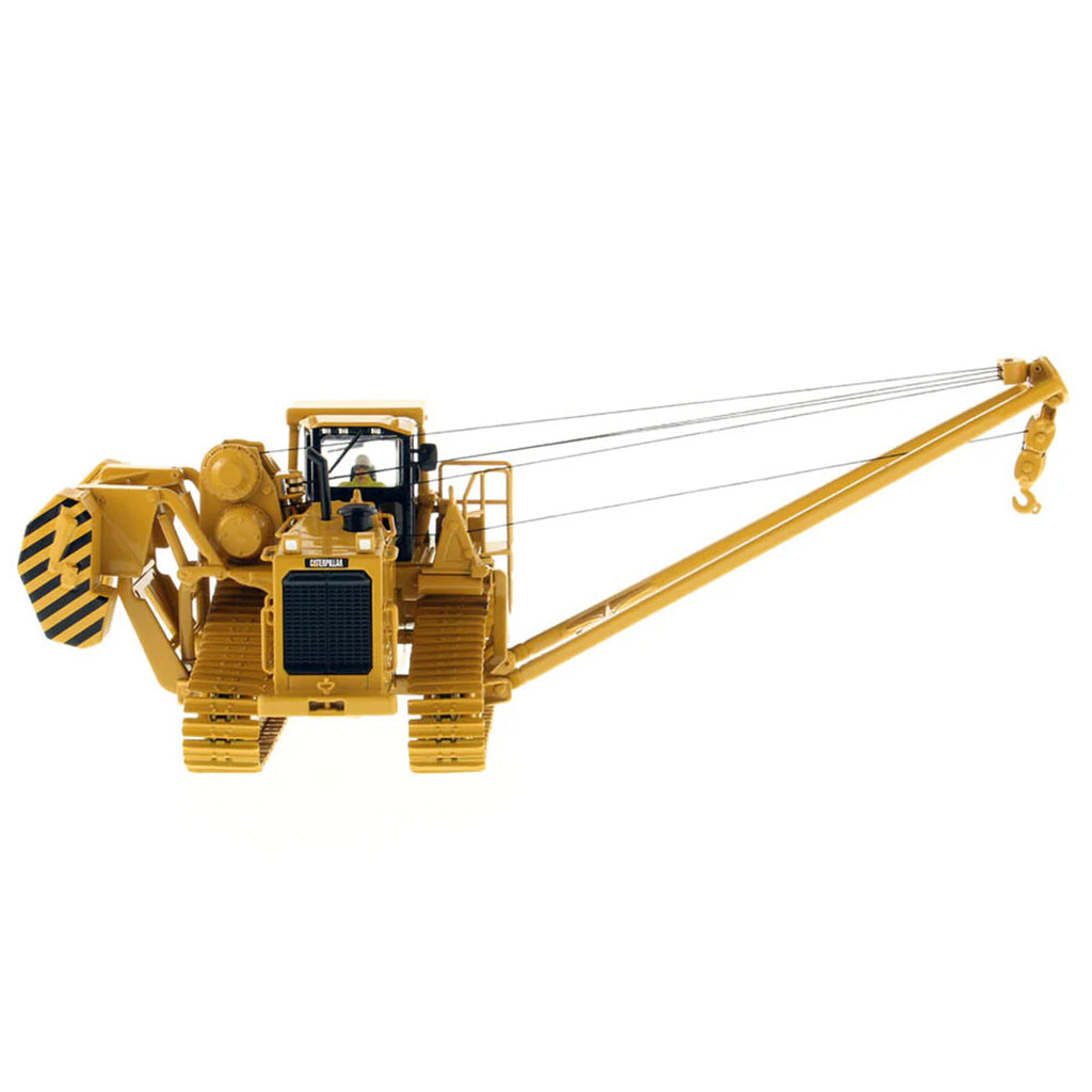 Model of a Caterpillar 587T Pipelayer on a White Background