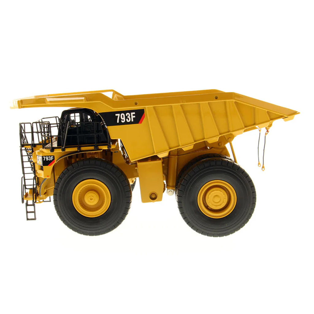 Model of a Caterpillar 793F Mining Dump Truck on a White Background