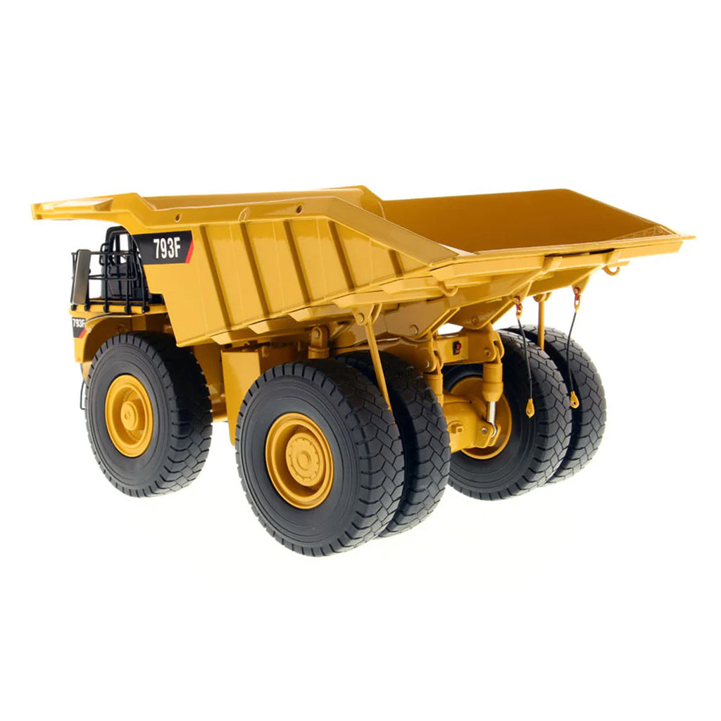 Model of a Caterpillar 793F Mining Dump Truck on a White Background