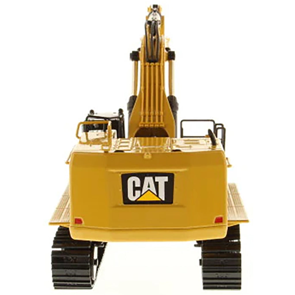 Model of a Caterpillar 390F L Hydraulic Excavator on a White Background