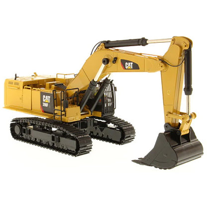Model of a Caterpillar 390F L Hydraulic Excavator on a White Background