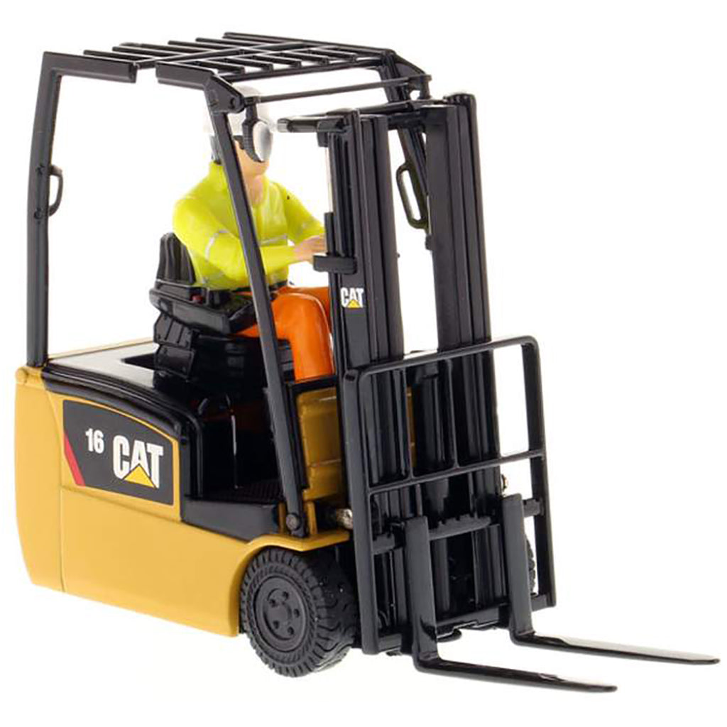 Model of a Caterpillar EP16(C)PN(T) Lift Truck on a White Background