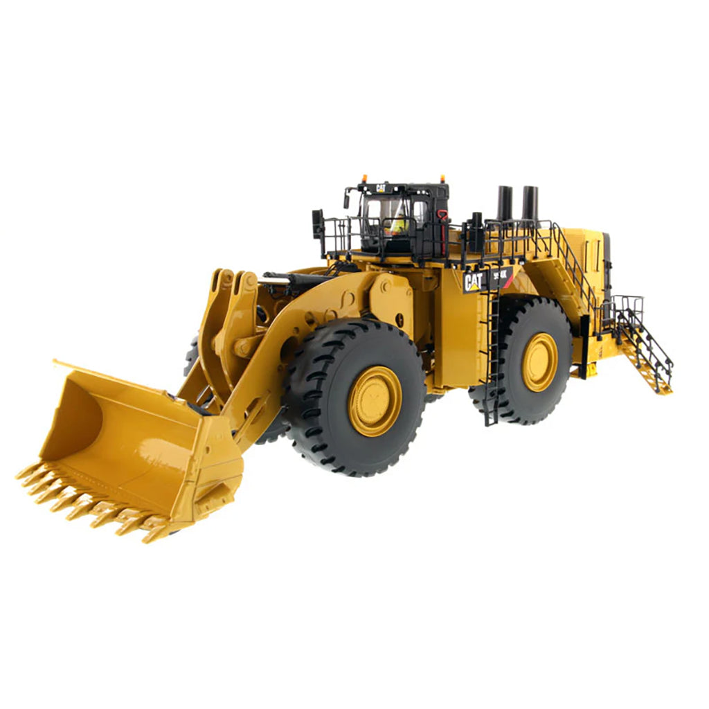 Model of a Caterpillar 994K Wheel Loader - Rock Configuration on a White Background