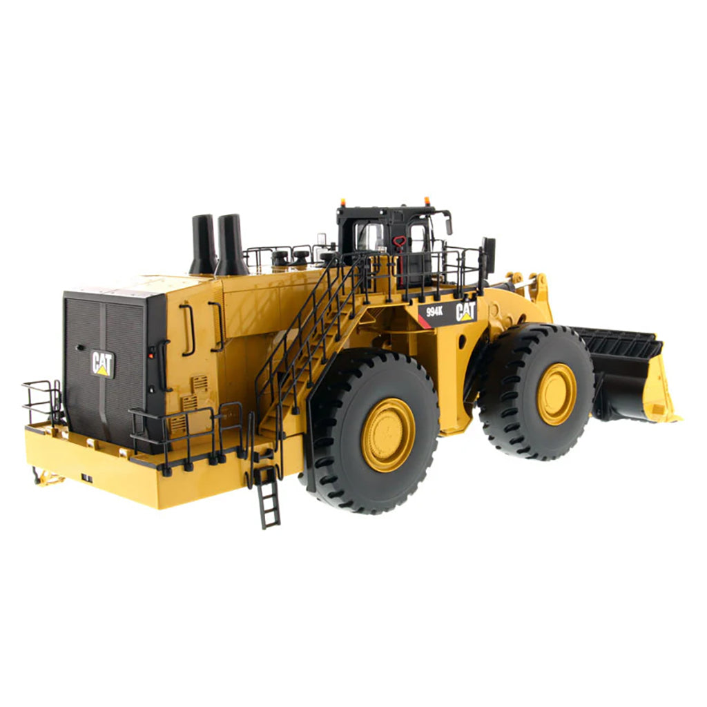 Model of a Caterpillar 994K Wheel Loader - Rock Configuration on a White Background