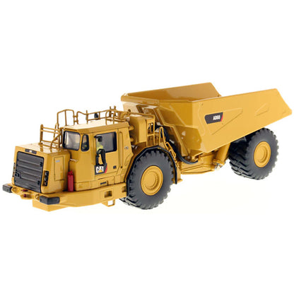 Model of a Caterpillar AD60 Underground Articulated Dump Truck on a White Background