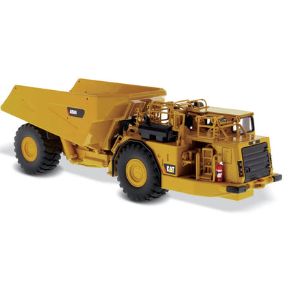 Model of a Caterpillar AD60 Underground Articulated Dump Truck on a White Background