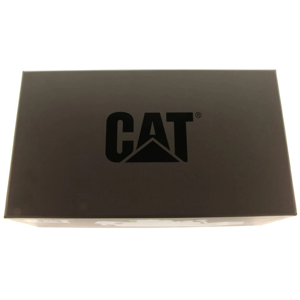 Brown box with 'CAT' logo on a white background