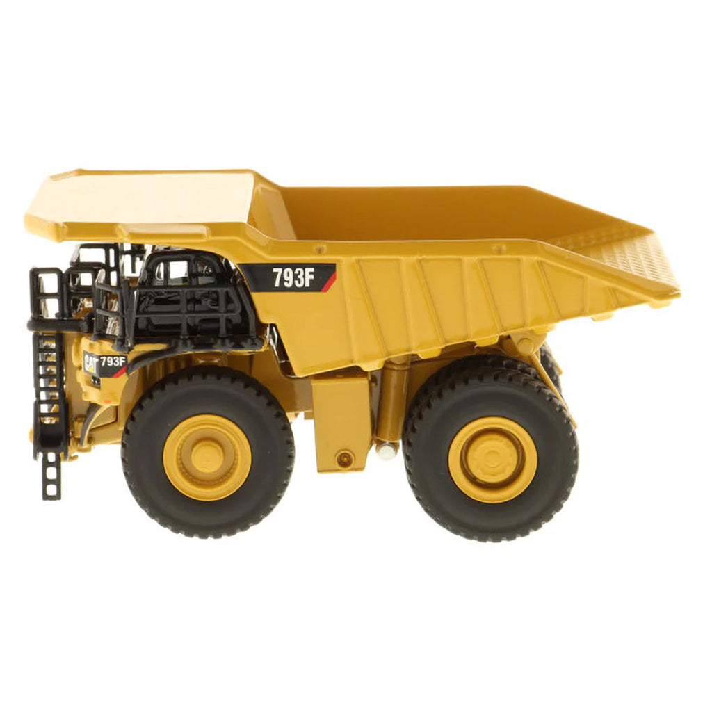 Model of a Caterpillar 793F Mining Dump Truck on a White Background