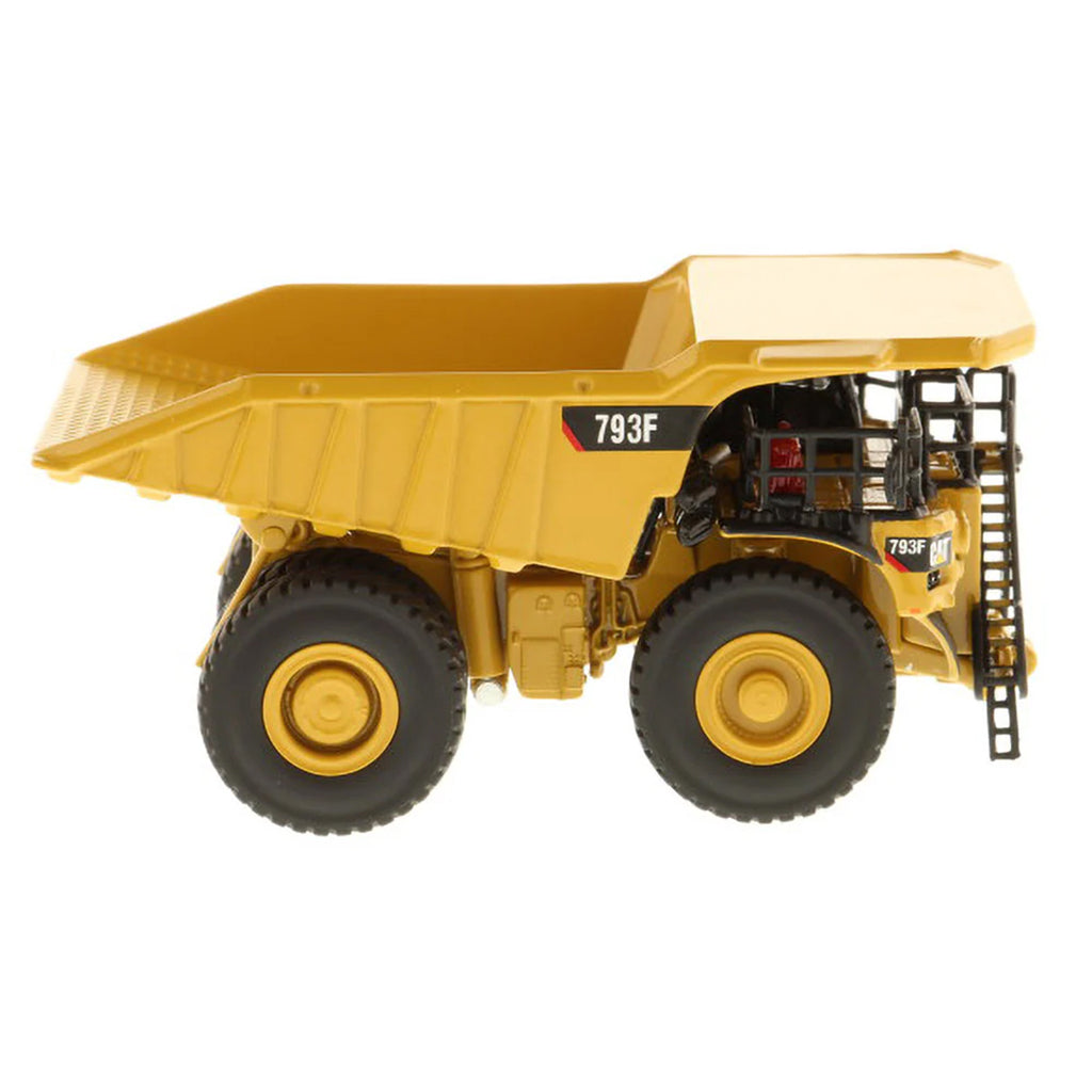 Model of a Caterpillar 793F Mining Dump Truck on a White Background