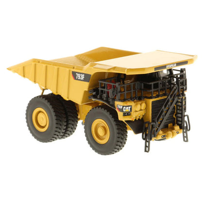 Model of a Caterpillar 793F Mining Dump Truck on a White Background