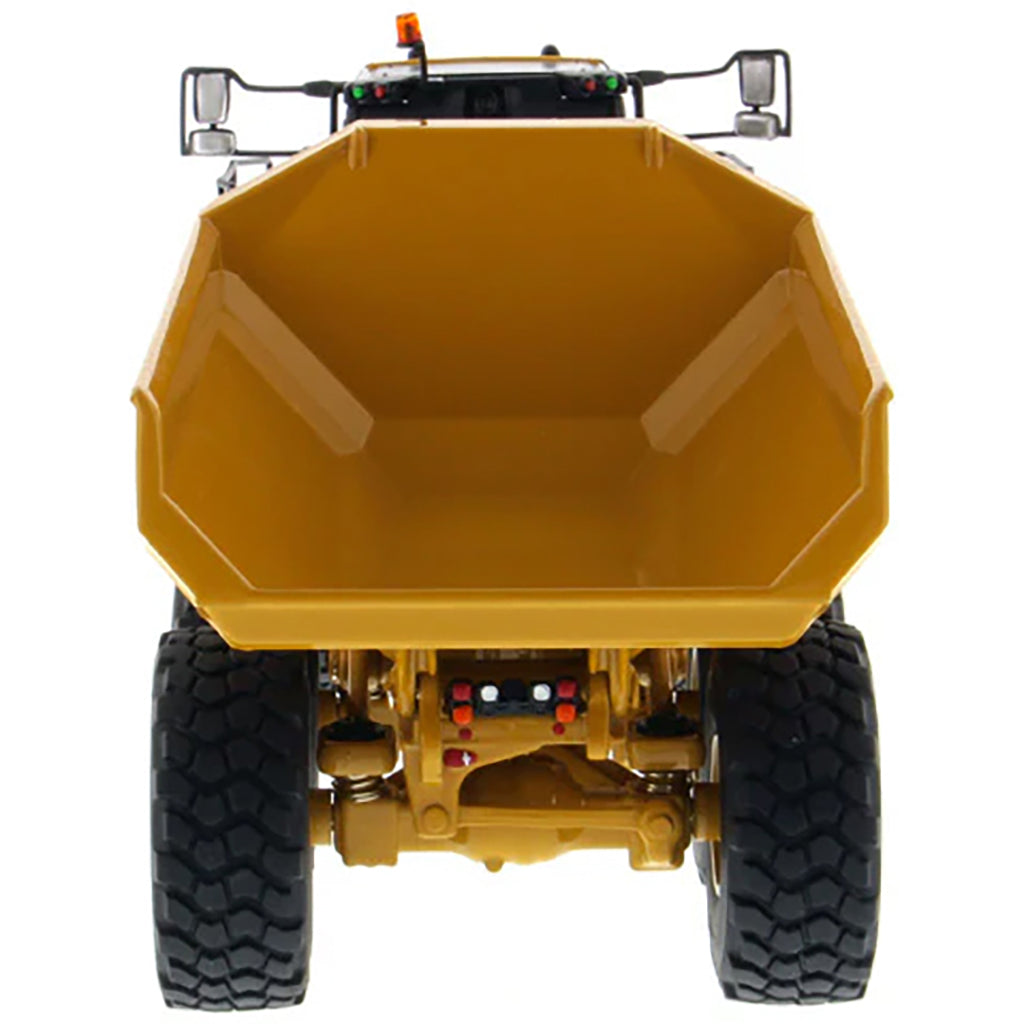 Model of a Caterpillar 745 Articulated Dump Truck on a White Background