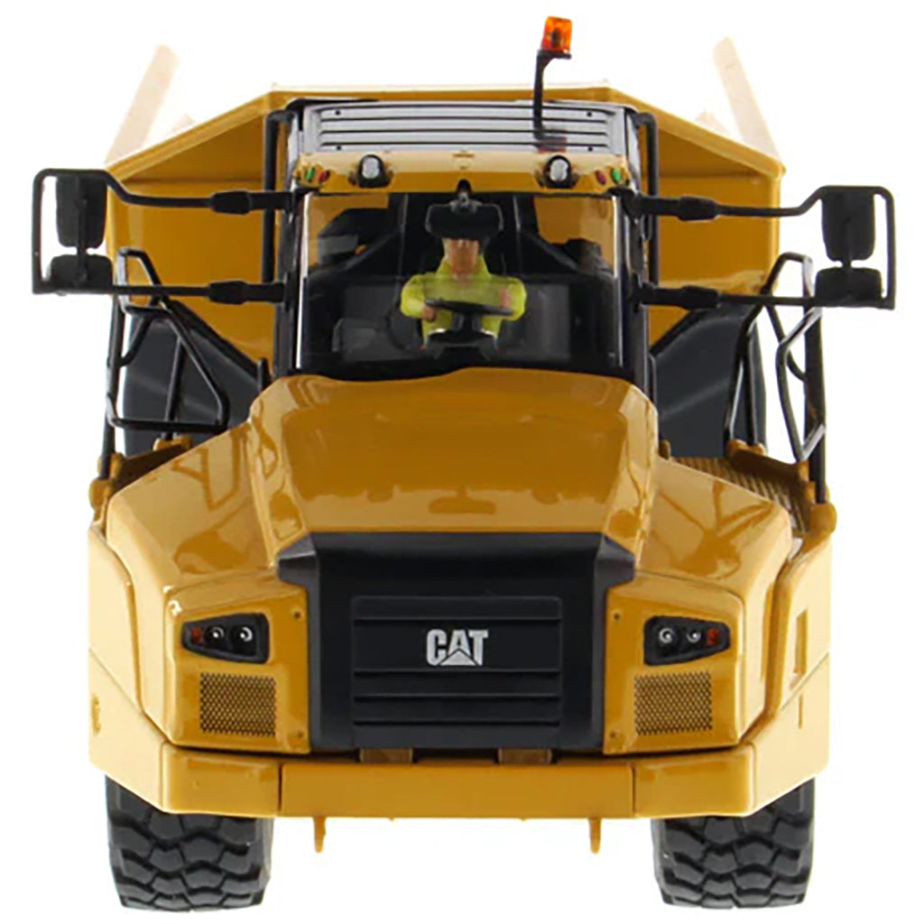 Model of a Caterpillar 745 Articulated Dump Truck on a White Background