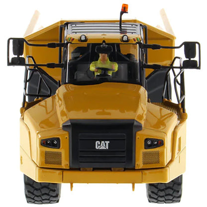 Model of a Caterpillar 745 Articulated Dump Truck on a White Background