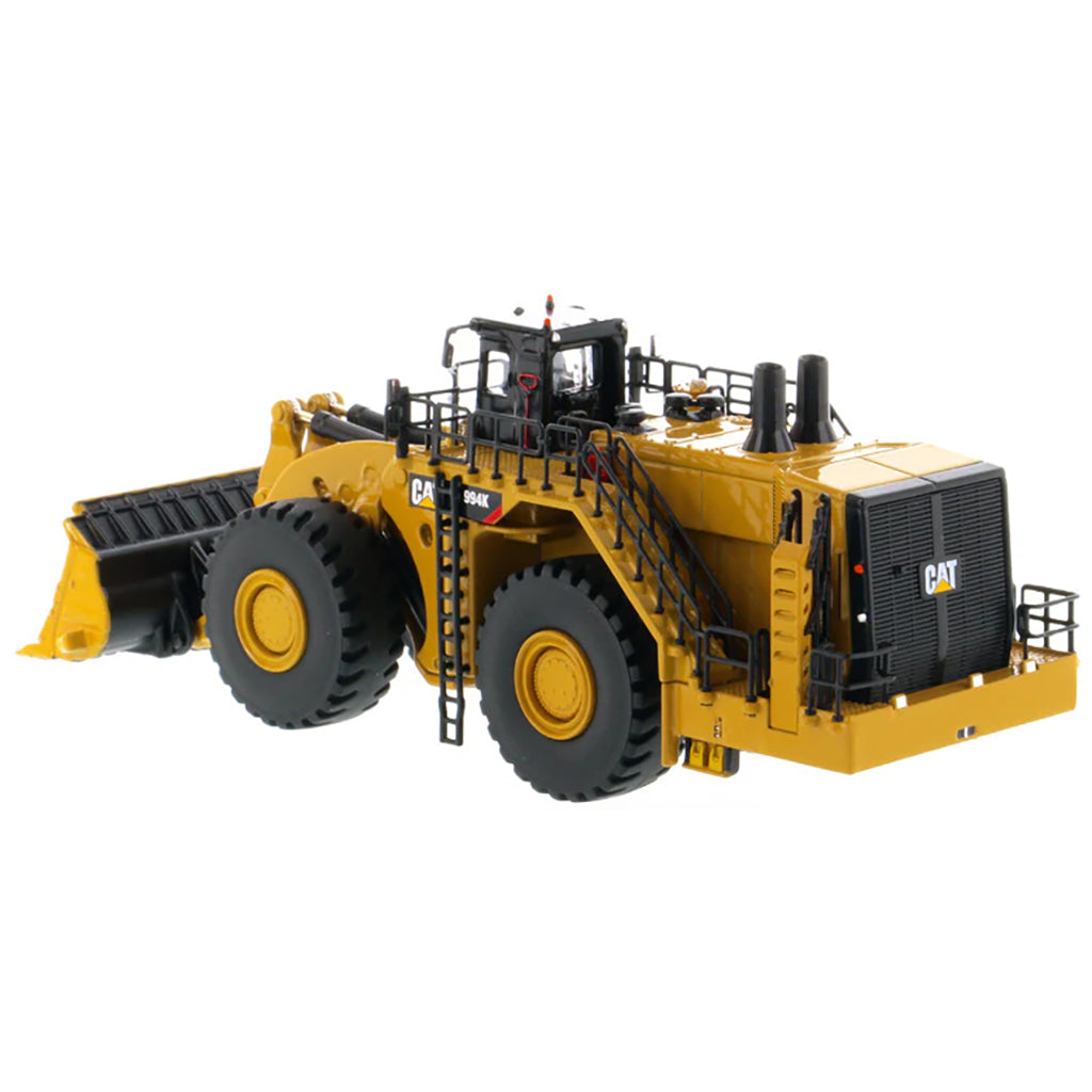 Model of a Caterpillar 994K Wheel Loader on a White Background