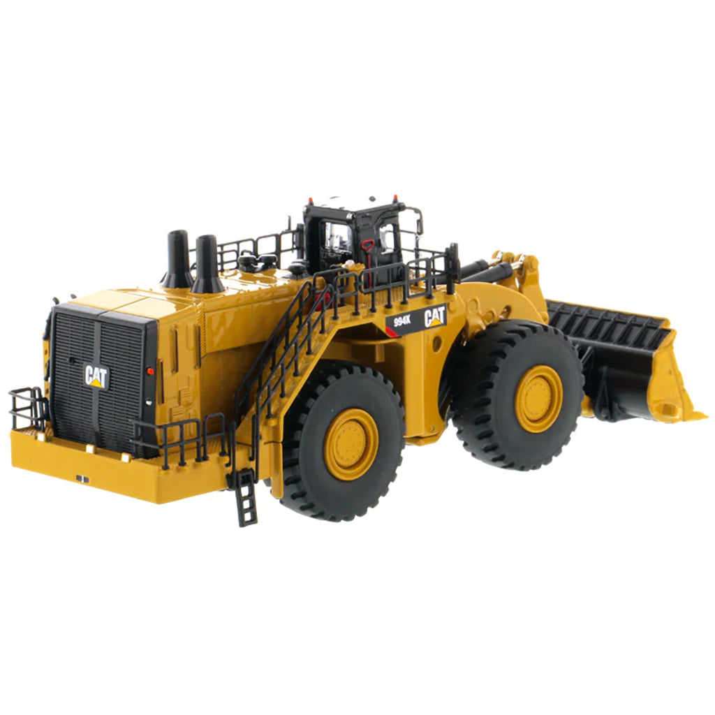 Model of a Caterpillar 994K Wheel Loader on a White Background