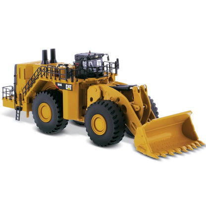 Model of a Caterpillar 994K Wheel Loader on a White Background