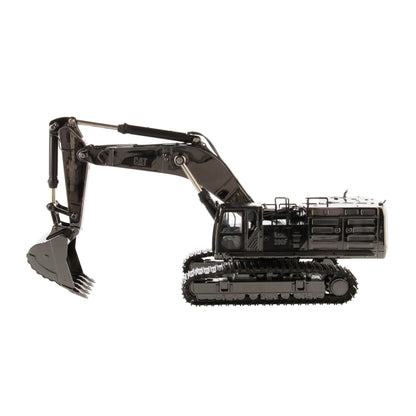 A metallic dark gray CAT excavator model shown at a three-quarter angle on a clean white background.
