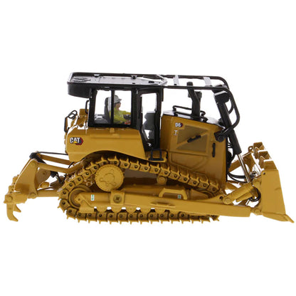 Model of a Caterpillar D6 XW SU Track Type Dozer on a White Background